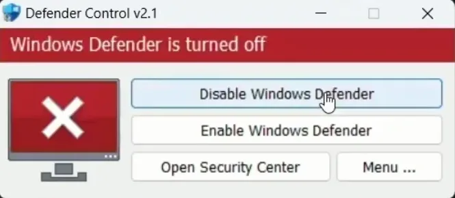 Dcontrol畫面
